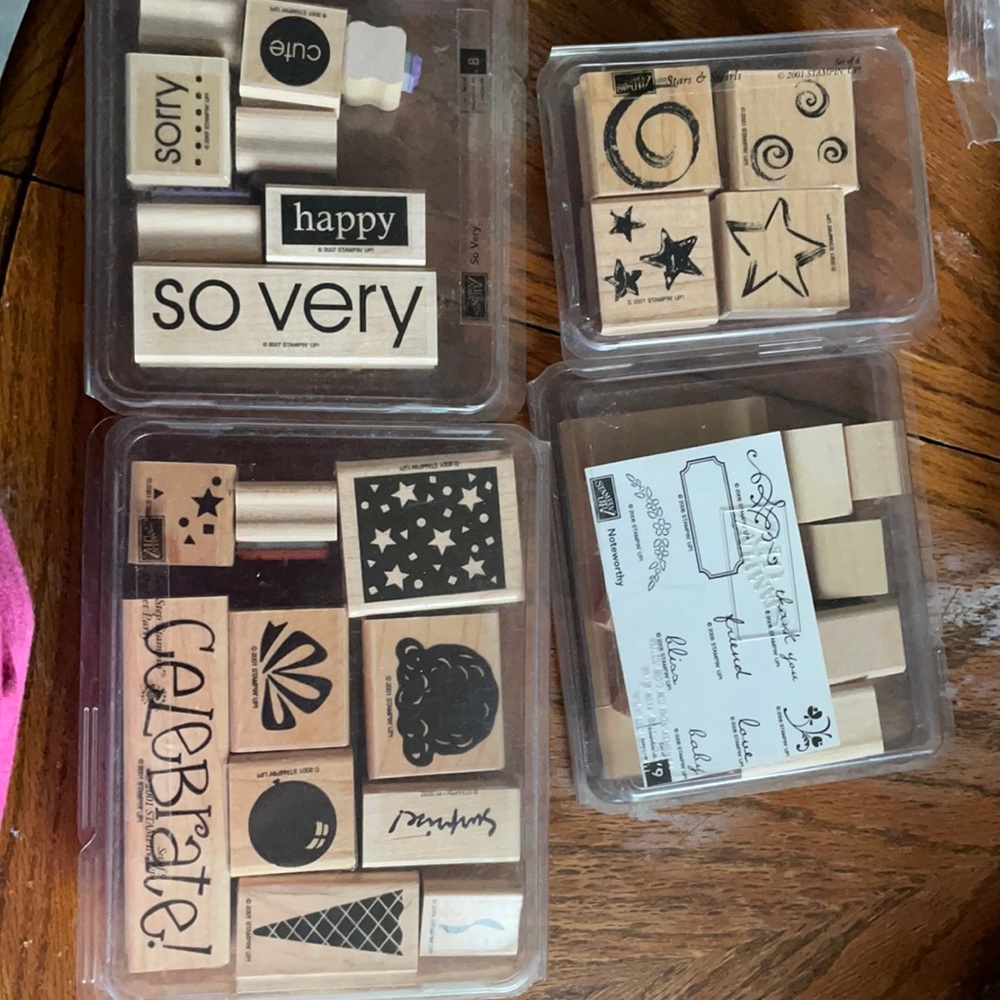 Stampin up stamp sets (all 4 sets)